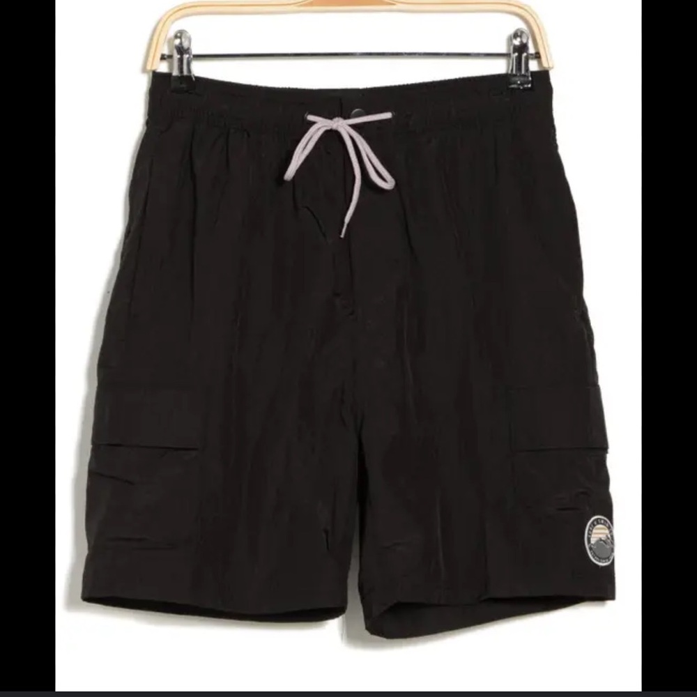 Black Athletic Men's Shorts